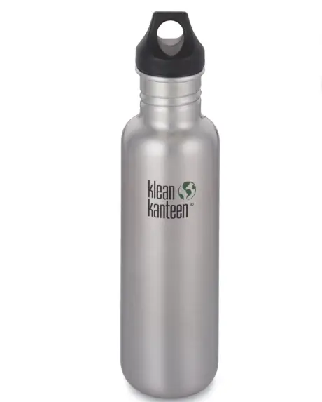 Klean Kanteen Classic 18 oz Stainless Steel Water Bottle