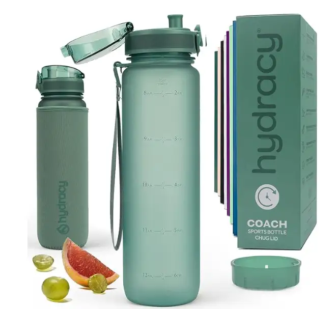 Hydracy 32 oz Time-Marker Bottle