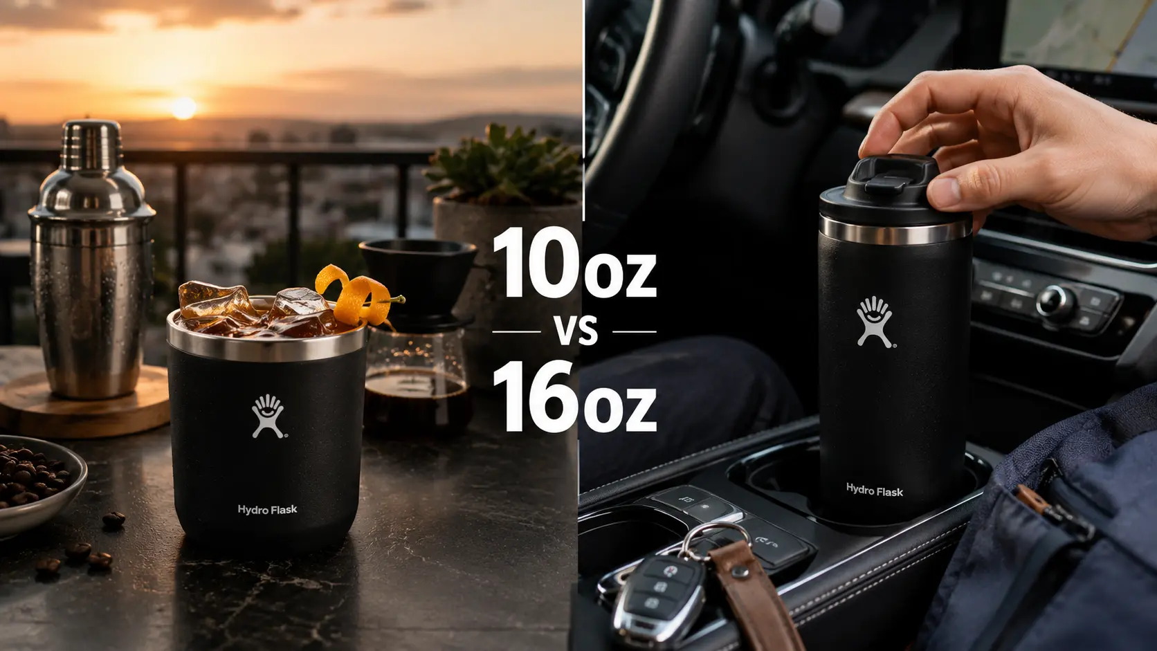 Hydro Flask 10oz vs 16oz