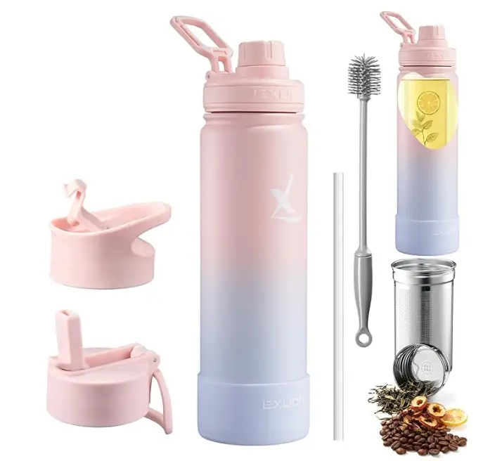 Lexlion Tea Infuser Water Bottle oz