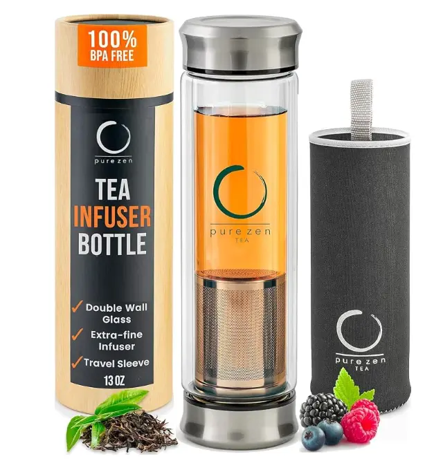 Pure Zen Tea Tumbler with Infuser, Best Overall