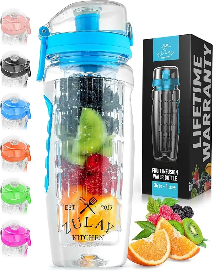 Zulay Kitchen 34 oz Fruit Infuser Bottle