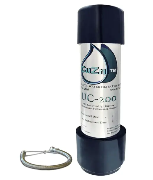 CuZn UC-200 Under Sink Water Filter, NSFANSI 42 & 372, 5-Year Filter Life