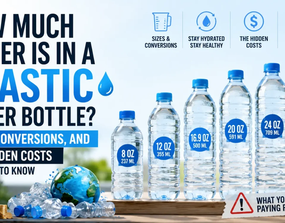 How Much Water Is in a Plastic Water Bottle