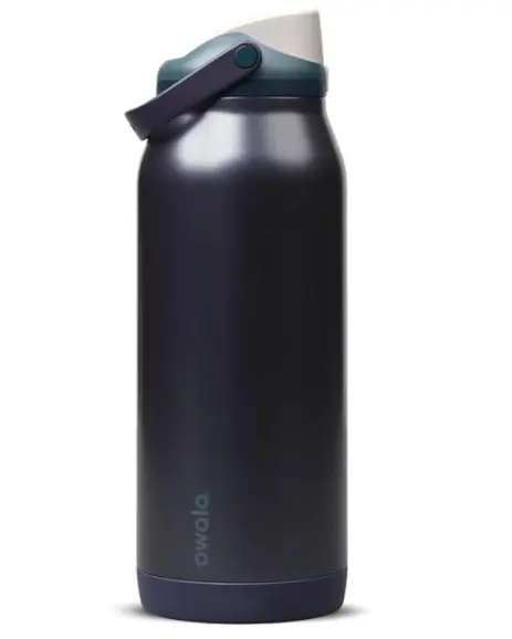 Owala FreeSip 64 fl oz Stainless Steel Water Bottle Blue Steel