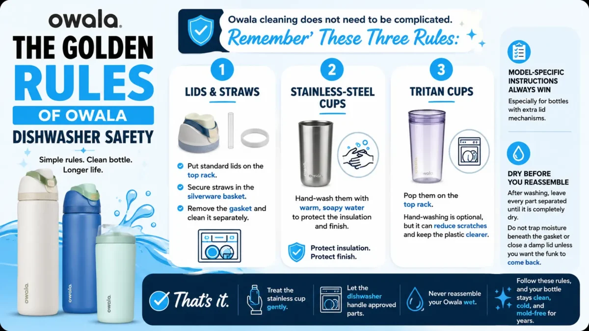 The Golden Rules of Owala Dishwasher Safety