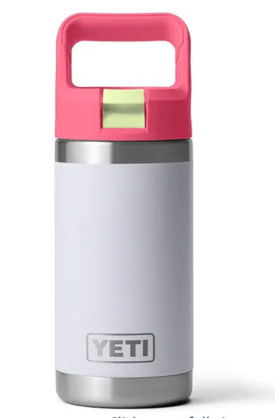 YETI Rambler Jr. 12 oz Kids Bottle, with Straw Cap