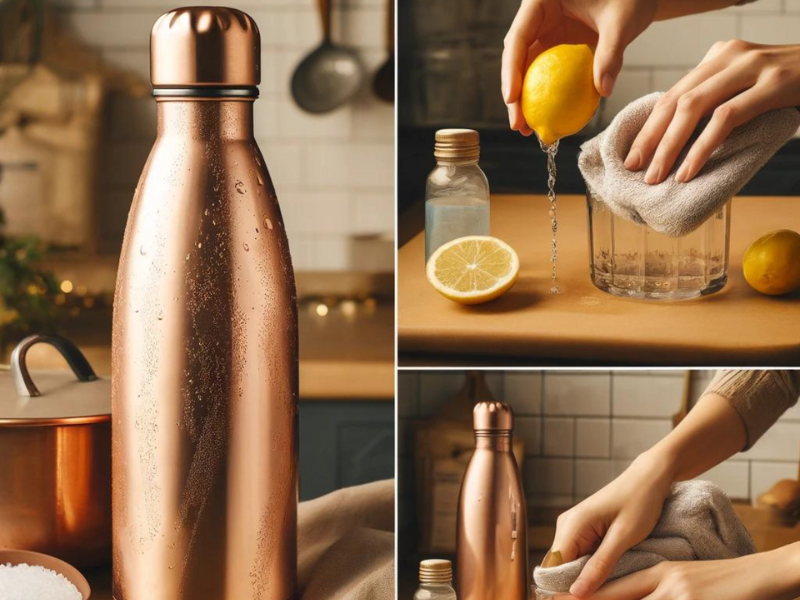 How to Clean Copper Water Bottles