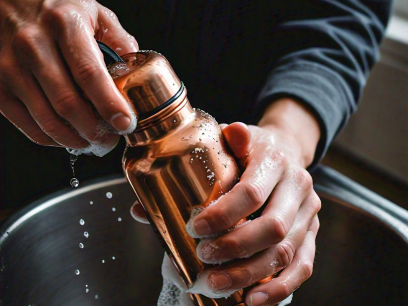 How to Clean Copper Water Bottles